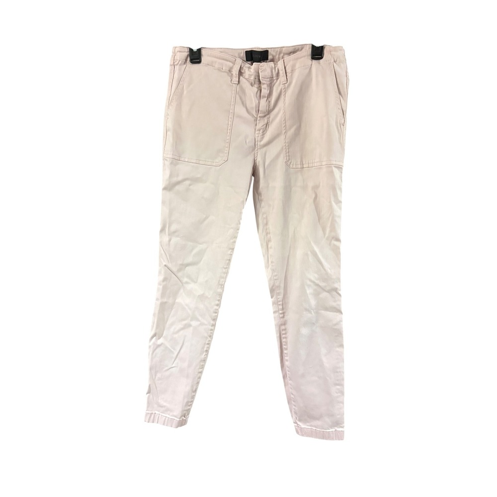J.Crew Womens 32 Pink Utility Chino Pants Slim Fit Patch Pocket Stretch C0907